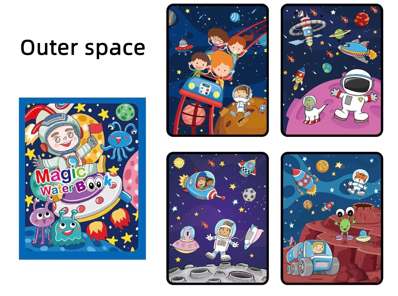 Magic Water Painting Book