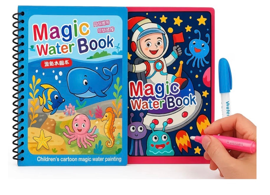Magic Water Painting Book